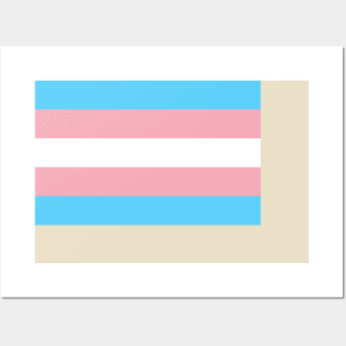 Transgender Pride Flag Posters and Art